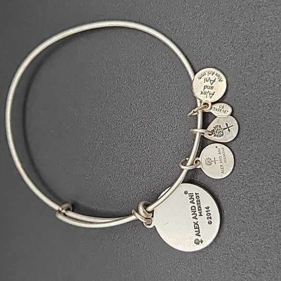 Alex and Ani - Aquarius Zodiac silver charm bracelet - Picture 3 of 3